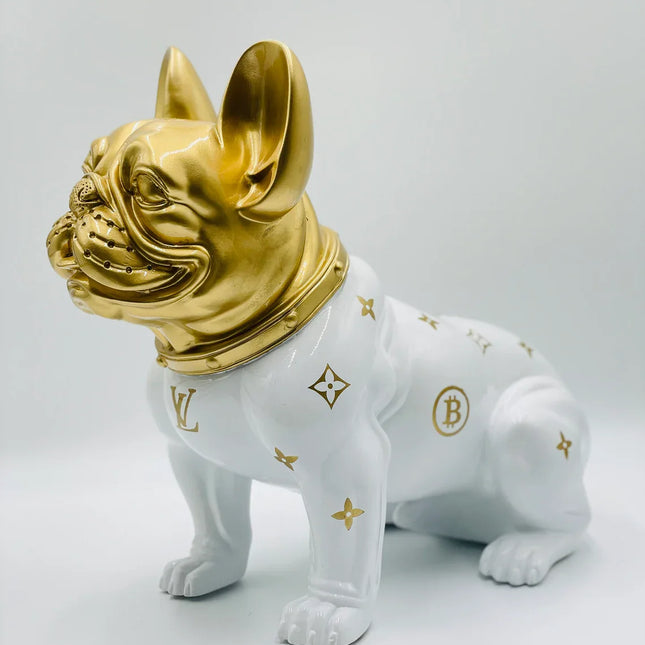 Lou the Bulldog Luxury Art Statue