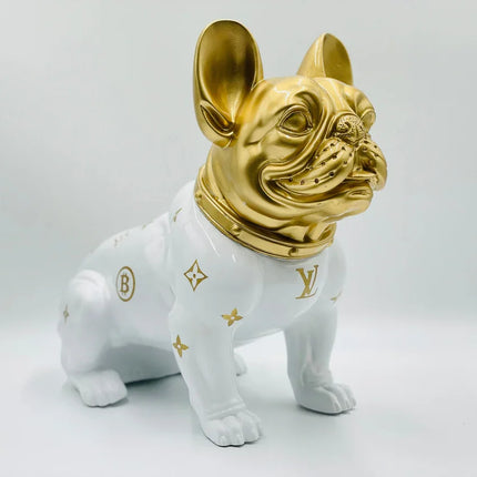 Lou the Bulldog Luxury Art Statue