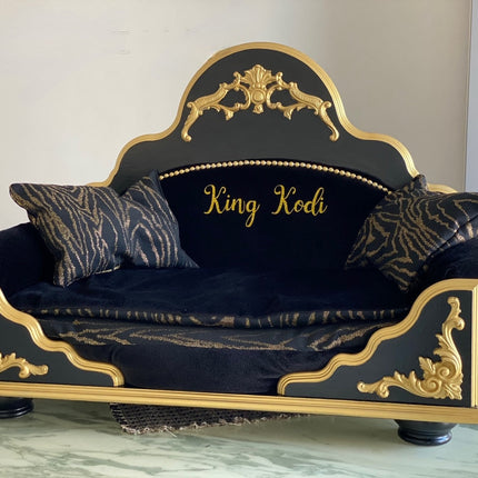 Luxury Dog Bed, Grace Kelly: Black