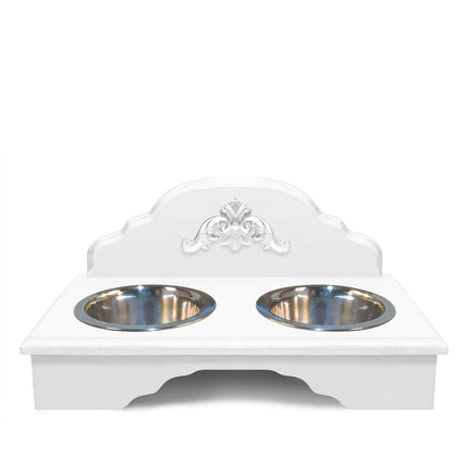 Luxury Dog Bed, Grace Kelly, Pure White