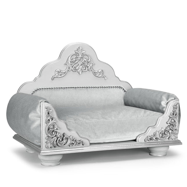 Luxury Dog bed: Silver, Grace Kelly