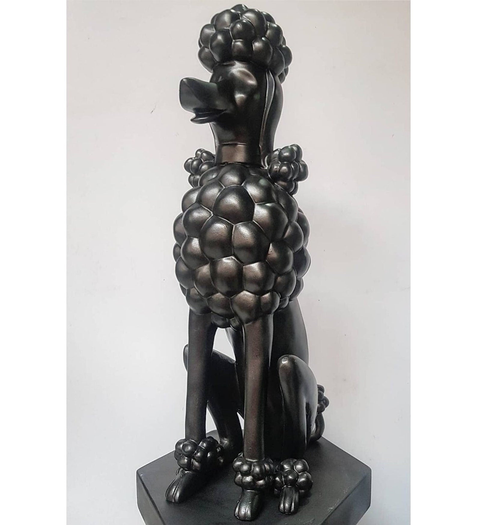 Luxury Poodle Sculpture Black