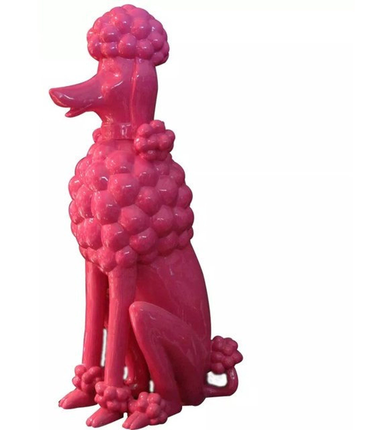 Luxury Poodle Sculpture Pink