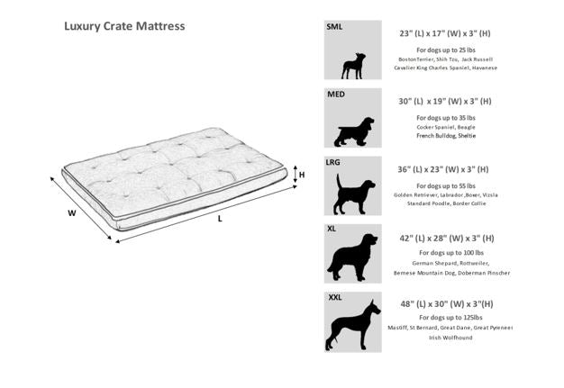 Luxury Crate Mattress Cherry Bones Microvelvet