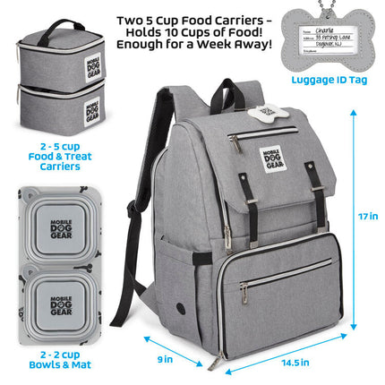 Personalized Ultimate Week Away Backpack Gray