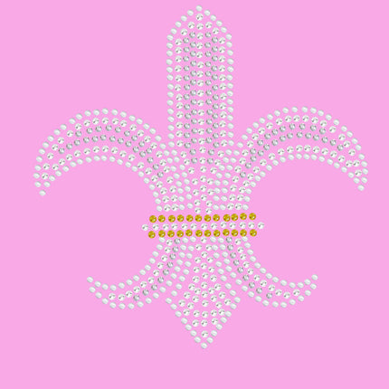 Fleur de Lis (Rhinestones & Nailheads) - Women's T-shirt