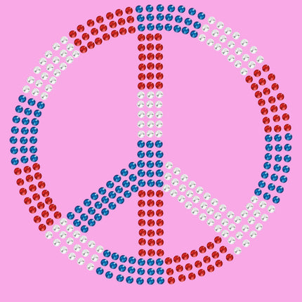 Peace Sign (Red, White, & Blue) - Women's T-shirt