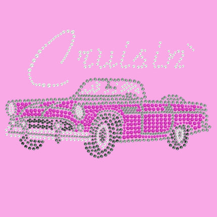 Cruisin Pink Convertible - Women's T-shirt