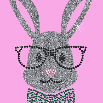 Bunny with Glasses and Bow Tie - Women's Tee