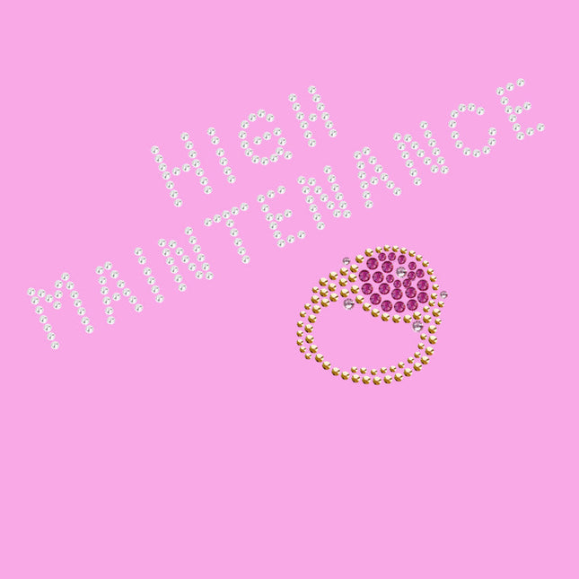 High Maintenance - Austrian crystal Fuchsia Ring - Women's T-shirt