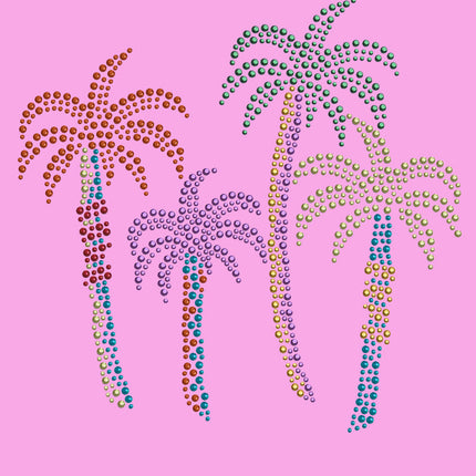 Palm Trees (Multicolor) - Women's T-shirt