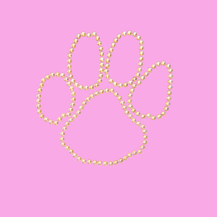 Paw (Gold Nailheads) - Women's T-shirt