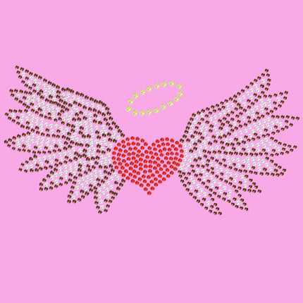 Heart with Wings & Halo - Women's T-shirt