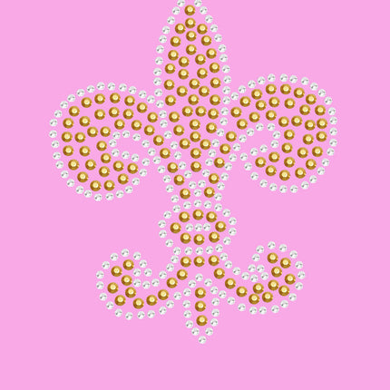 Fleur de Lis (Gold Rhinestuds) - Women's T-shirt