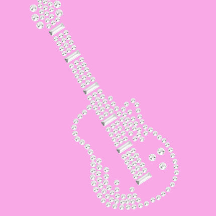 Guitar (Rhinestone) - Women's T-shirt