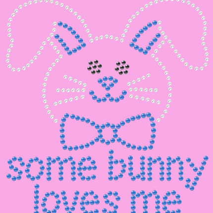 Some Bunny Loves Me - Blue - Women's T-shirt