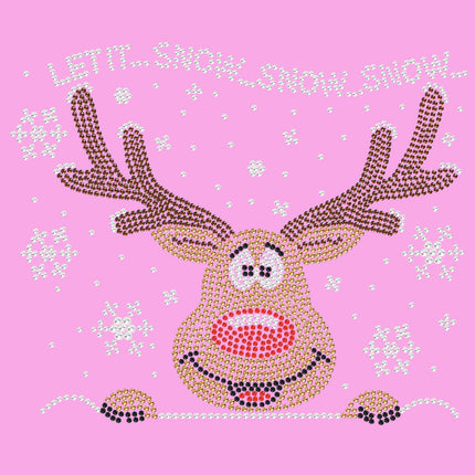 Let it Snow - Red Nose Reindeer - Bandana