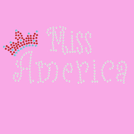 Miss America with Crown - Women's T-shirt