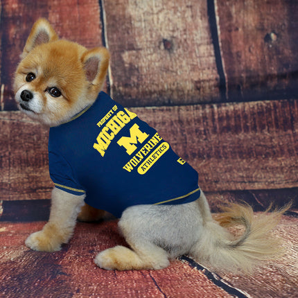 Michigan Wolverines Dog Tee Shirt