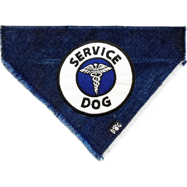 Service Dog Denim Bandana