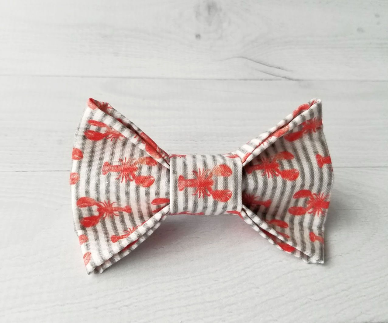 Maine Lobster Dog Bow Tie