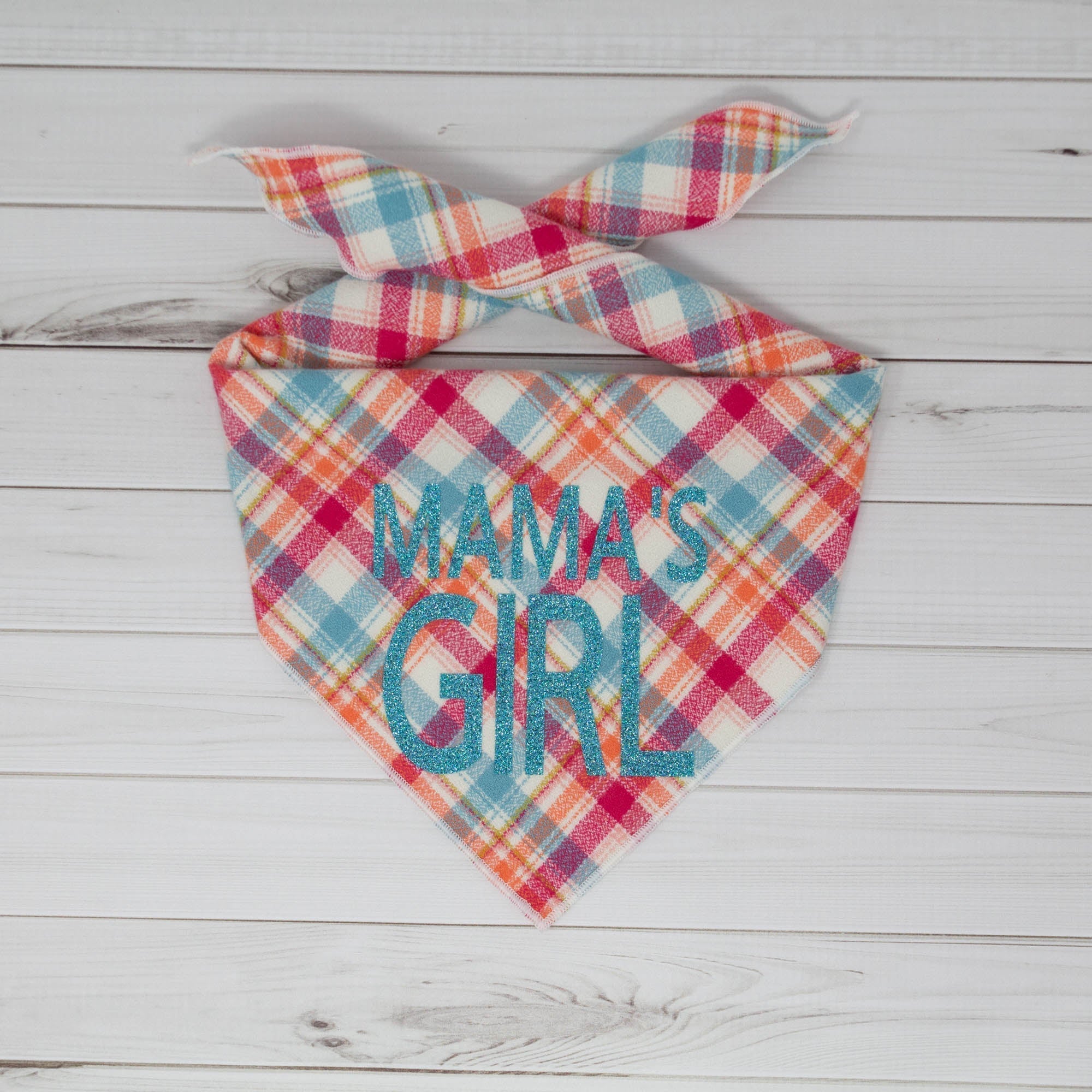 Mama's Girl Luxe Flannel Dog Bandana