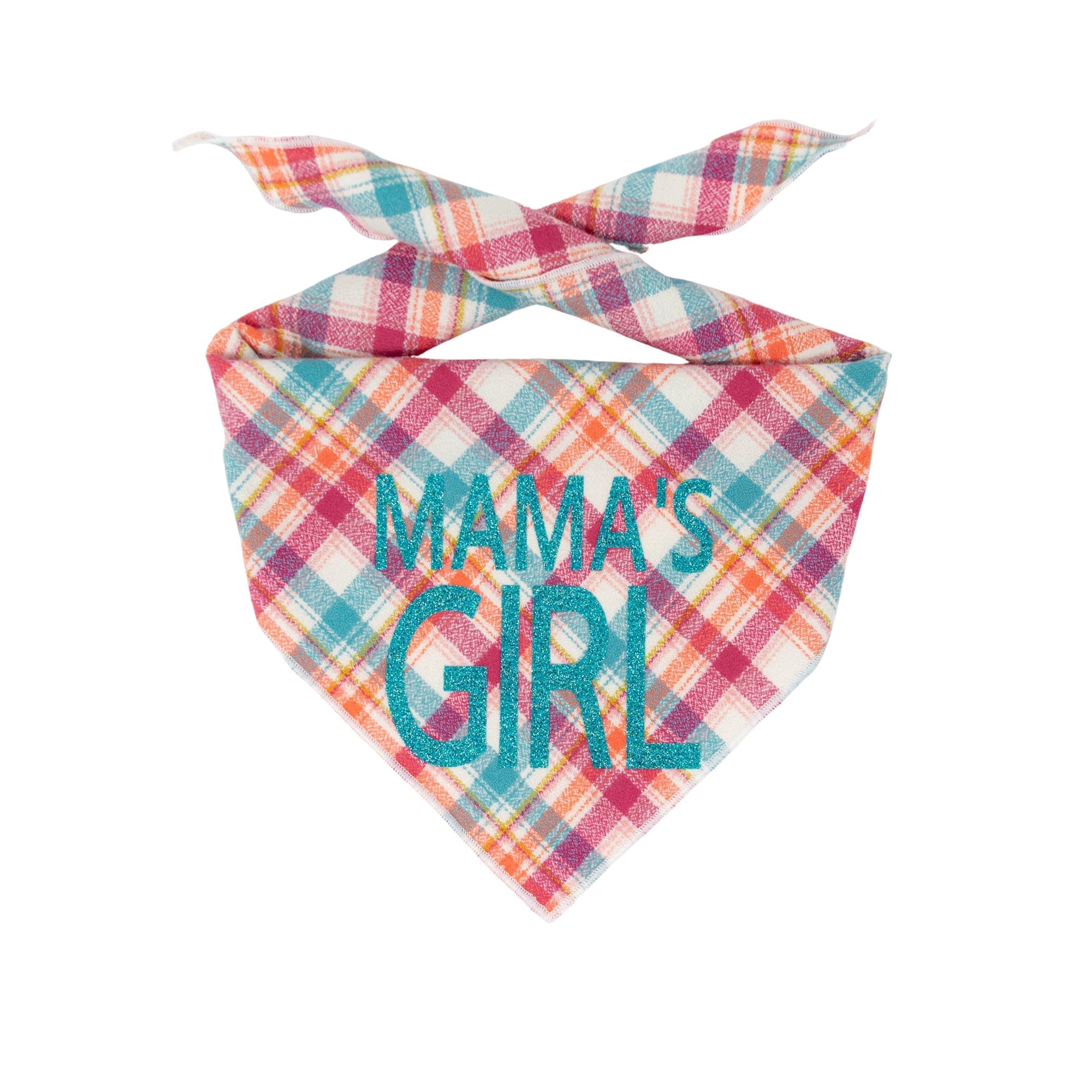 Mama's Girl Luxe Flannel Dog Bandana X-Large