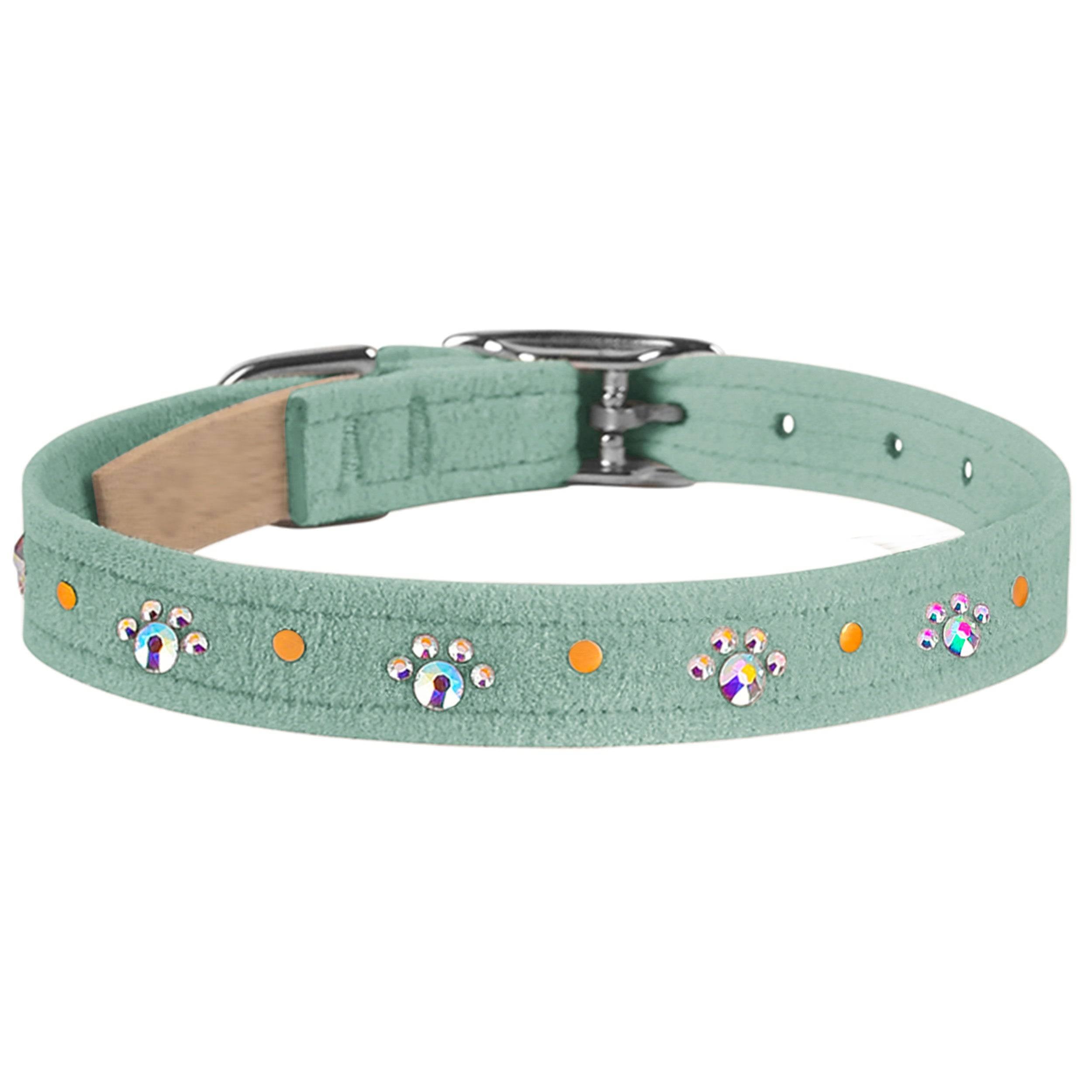 Crystal Paws Collar Mint