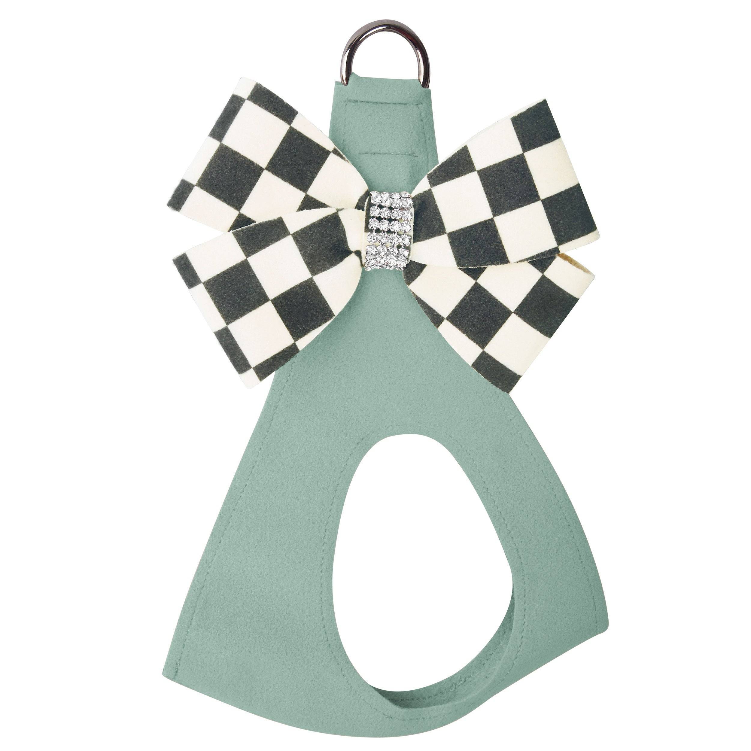 Windsor Check Nouveau Bow Step In Harness-Pretty Pastels Mint