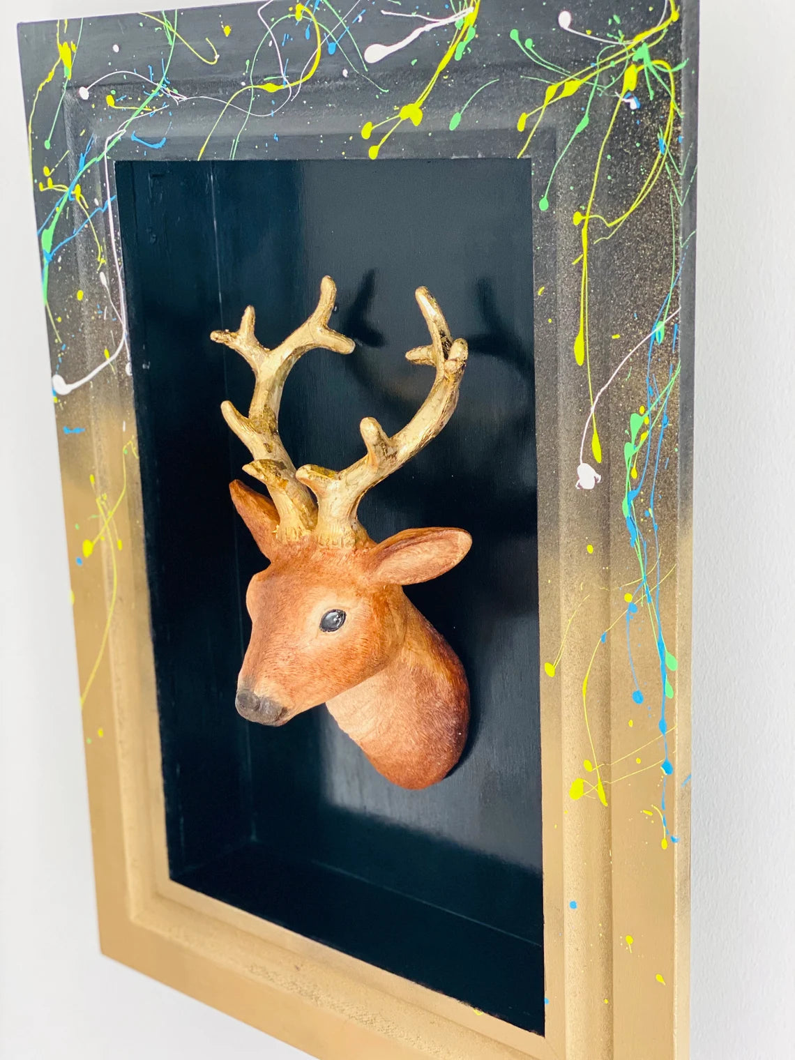 Modern Deer Wall Sculpture HT Animal Supply