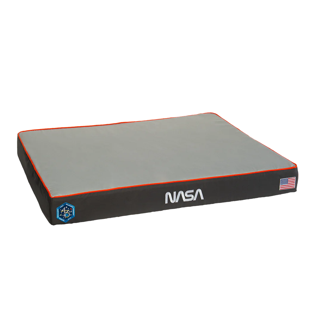 NASA Dog Bed in Astro Orange