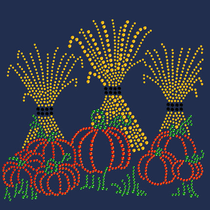 Hay Stacks & Pumpkins - Women's T-shirt