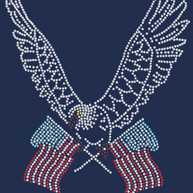 Eagle with Flags - Women's T-shirt