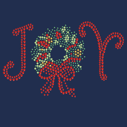 Joy Christmas Wreath - Bandana