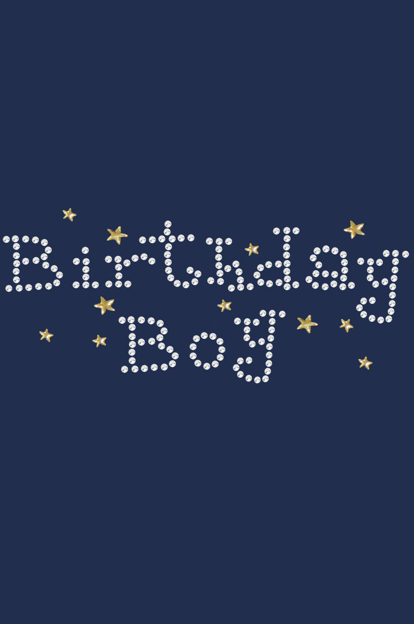 Birthday Boy with Gold Stars - Bandana