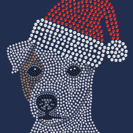 Jack Russell Terrier with Santa Hat - Women's T-shirt