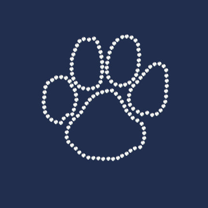 Paw (Rhinestone Outline) bandana