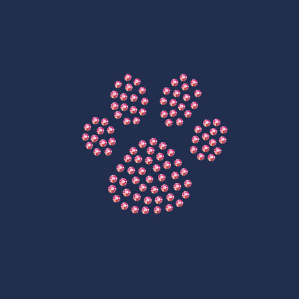 Paw (Pink Rhinestuds) - Women's T-shirt