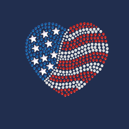 Patriotic Heart 2 Bandanna