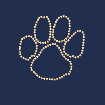 Paw (Gold Nailheads) - Women's T-shirt