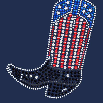 Boot (Red, White, & Blue) - Women's T-shirt