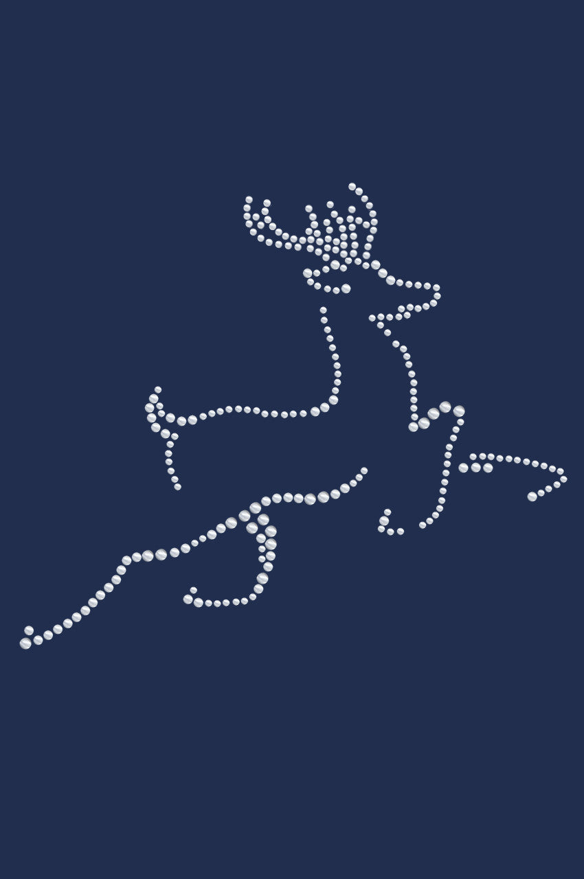 Nailhead Reindeer - Bandana Navy