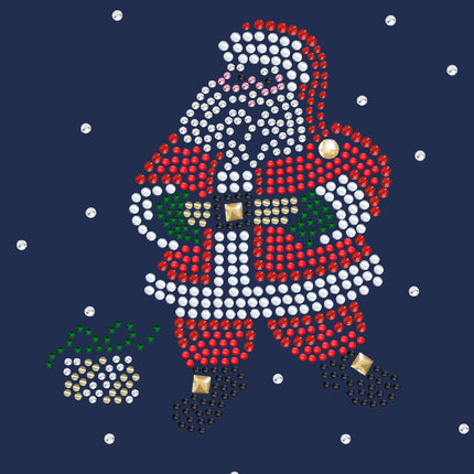 Santa with Snowflakes - Women's T-shirt