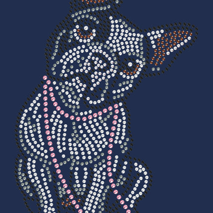 French Bull Dog with Necklace - Women's Tee