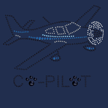 Co-Pilot Airplane (black) - Bandana