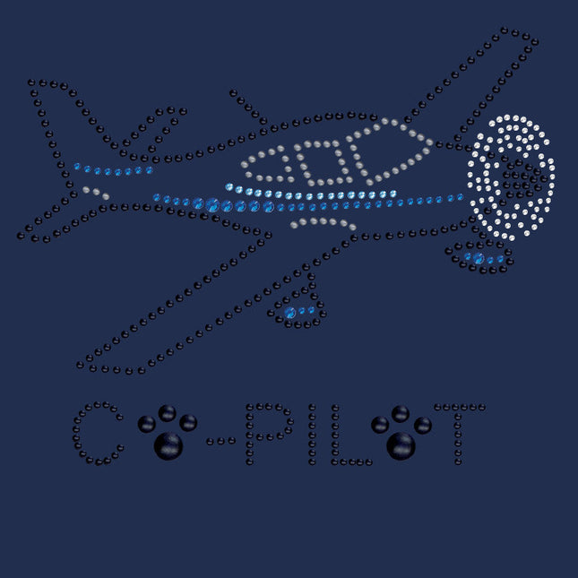 Co-Pilot Airplane (black) - Bandana