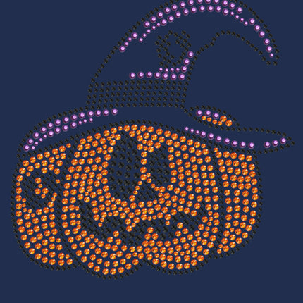 Jack O'Lantern with Hat - Women's T-shirt