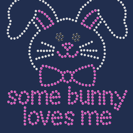 Some Bunny Loves Me (Pink) - Bandanna