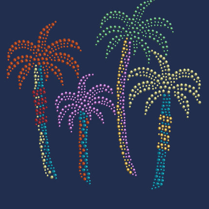 Palm Trees (Multicolor) - Women's T-shirt