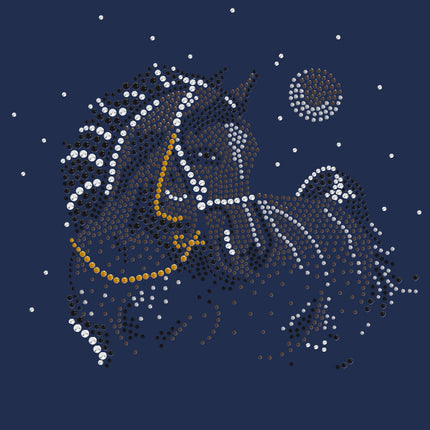 Horse with Stars & Moon - Women's T-shirt